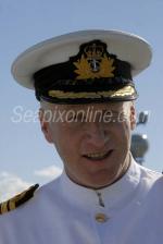 ID 6254 ROYAL NEW ZEALAND NAVY - Captain Fred Keating, Commanding Officer HMNZS Philomel, Devonport, Auckland.